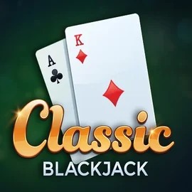 Classic Blackjack logo by Red Tiger Gaming at Lizaro Casino