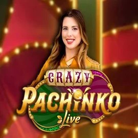 Crazy Pachinko online game logo by Evolution on lizarocasinoo.gr.com