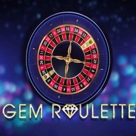 Gem Roulette online game logo by iSoftBet on lizarocasinoo.gr.com