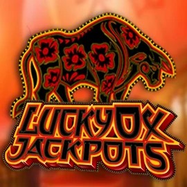 Official Jackpots logo: Lucky Ox Jackpots by Rival at Lizaro Casino