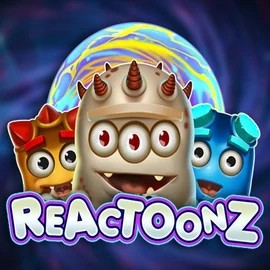 Reactoonz casino game by Play'n GO – featured logo at Lizaro Casino