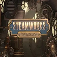 Steamworks The Workshop by Peter & Sons, showcased at lizarocasinoo.gr.com – game logo