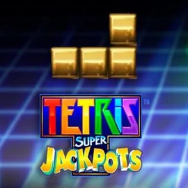 Tetris Super Jackpots slot logo by WMS at Lizaro Casino