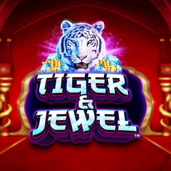Slots logo of Tiger and Jewel from Greentube at Lizaro Casino